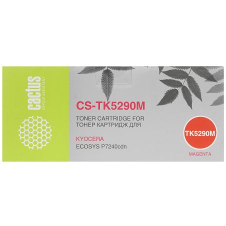 Картридж лазерный Cactus CS-TK5290M пурпурный (13000 стр.) для Kyocera ECOSYS P7240cdn