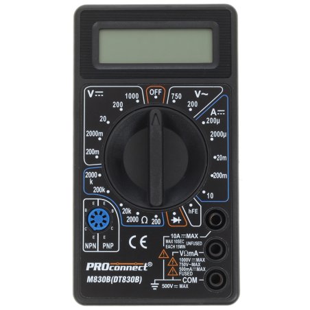 Портативный мультиметр M830B (DT830B) PROconnect