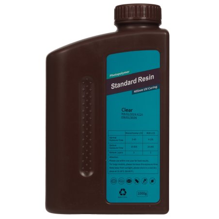 Фотополимерная смола NVPrint Standard Resin Clear для 3D печати 1 кг (бут)