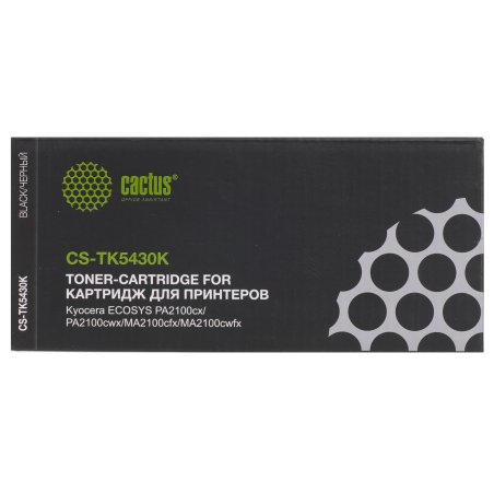 Картридж лазерный Cactus CS-TK5430K TK-5430K черный (1250стр.) для Kyocera Ecosys PA2100cx/PA2100cwx/MA2100cfx/ MA2100cwfx