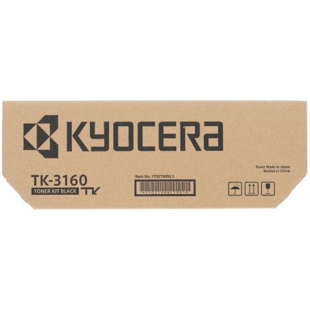 Картридж лазерный Kyocera TK-3160 (1T02T90NL0/1T02T90NL1) черный для P3045dn/P3050dn/P3055dn/P3060dn 12500 стр.