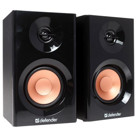 Акустическая система Defender AURORA S12 2.0, Актив.колонки 2x6 W (RMS),100 Гц - 20 кГц