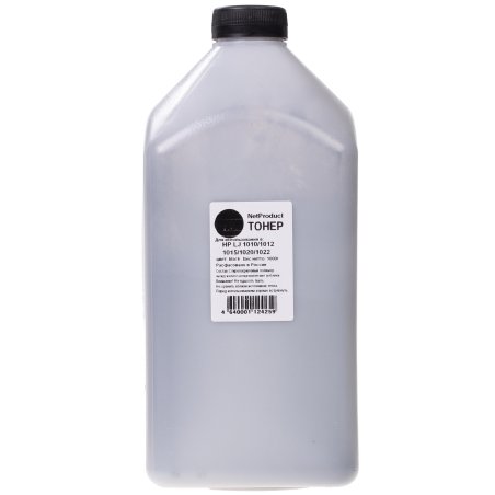 Тонер для HP LJ 1010/1012/1015/1020/1022 (NetProduct) черный, 100 г, банка