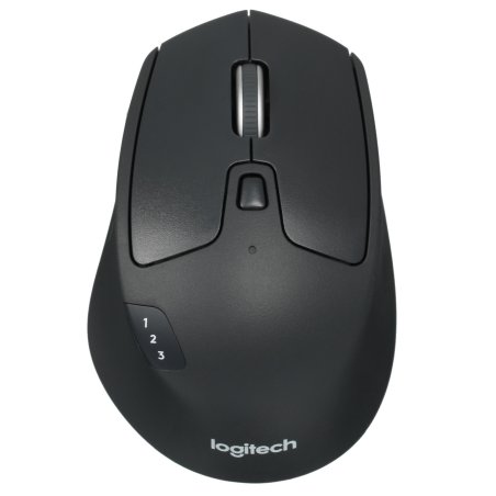 Мышь беспроводная Logitech M720 Triathlon черный, 1000 dpi, радиоканал, Bluetooth, USB, кнопки - 8