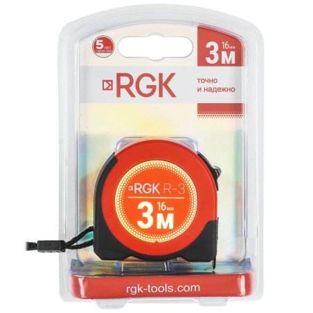 Рулетка RGK R3 длина 3м, класс точности II