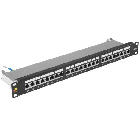 Патч-панель Lanmaster LAN-PPL24S5E 19" 1U 24xRJ45 кат.5e