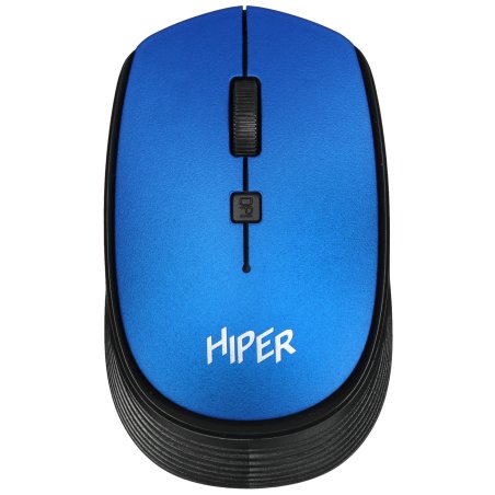 Мышь беспроводная HIPER HOMW-083 синий, 1600 dpi, радиоканал, USB, кнопки - 4