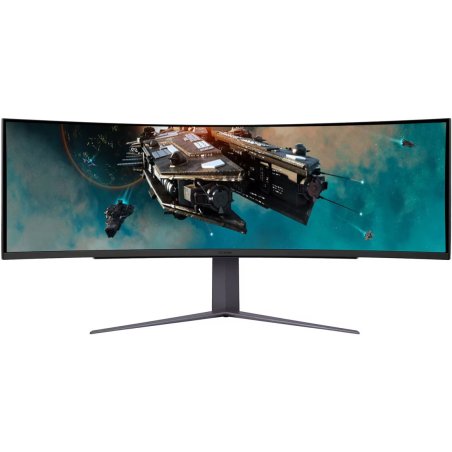 Монитор 49" LG UltraGear 49GR85DC-B VA 5120x1440, 240 Гц, 1 мс, 32:9, 450 кд/м2, 2xHDMI, 1xDP, изогнутый, черный