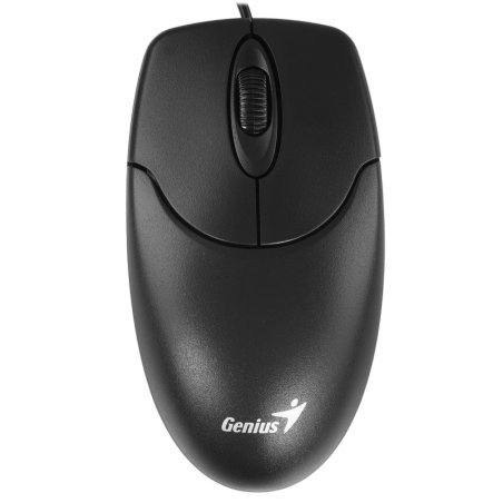 Мышь проводная Genius NetScroll 120 V2 черный, 1000 dpi, USB, кнопки - 3