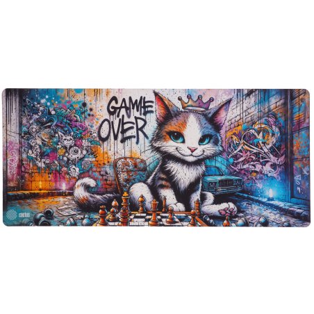 Коврик для мыши Cactus Game Over 900x400x4мм (CS-MP-COR01XXL)