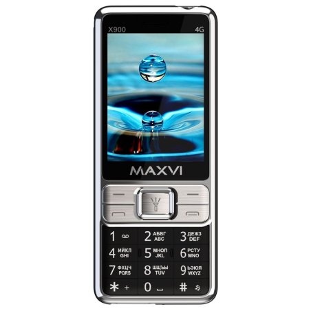 Мобильный телефон Maxvi X900 4G черный