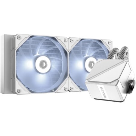 Жидкостная система охлаждения для процессора ID-COOLING DASHFLOW 360 BASIC WHITE белый 120мм алюминий+медь 1800rpm 35.2db 4-pin 350W