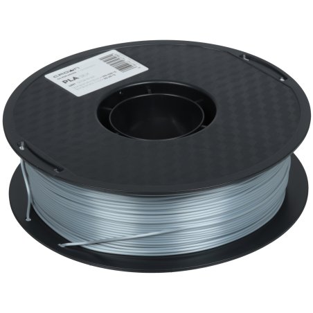 Филамент Crown Micro CM-FILPLAS005S PLA Silk 1.75 1кг серебряный