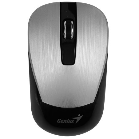Мышь беспроводная Genius NX-7015 серебристый, 1200 dpi, радиоканал, USB, кнопки - 3