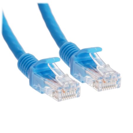 Патч-корд LSZH медный UTP Cablexpert PP30-5M/B кат.5e, 5м, литой, многожильный, синий