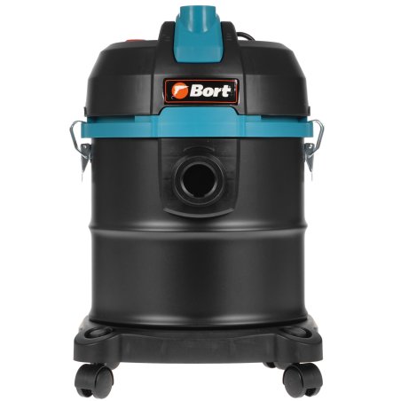 Строительный пылесос Bort BSS-1220 черный (93412598) 240/1200 Вт, уборка сухая/влажная, пылесборник мешок/контейнер, 20 л