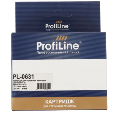 Картридж струйный ProfiLine PL-0631 для принтеров Epson C67/C87/CX3700/CX4100/CX4700 Black пигментные