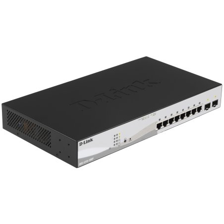 Коммутатор D-Link DGS-1210-10MP/FL 8G 2SFP 130W управляемый