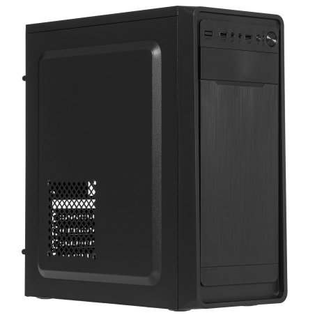 Компьютерный корпус Miditower ExeGate XP-332 Black, ATX, (без БП), 2*USB, Audio