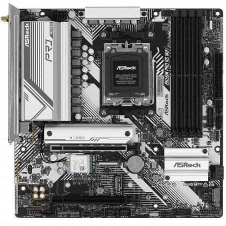Материнская плата ASRock B650M PRO RS, AM5, AMD B650, 4xDDR5, 4xSATA, 3xM.2, 1xPCIe 4.0 x16, 1xPCIe 3.0 x4, 1xDP, 1xHDMI, 1x2.5Gb LAN, 1xUSB-C 10Gbps, 1xUSB-A 10Gbps, 2xUSB-A 5Gbps, 4xUSB-A 2.0, 3x3.5 мм, 7.1, mATX