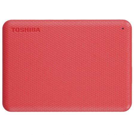 Внешний HDD 2.5" Toshiba Canvio Advance, 1TB, USB 3.2 Gen 1 Type-A, 5400 rpm, красный