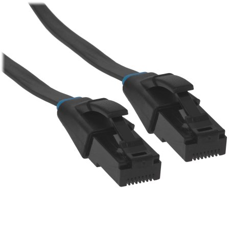Патч-корд Vention прямой UTP cat.6, RJ45 - 8м. плоский черный