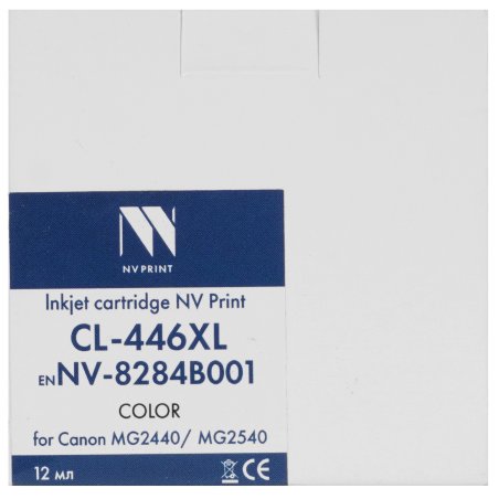 Картридж струйный NVPrint CL-446XL (NV-8284B001) Color для Canon MG2440/MG2540 (12 мл)