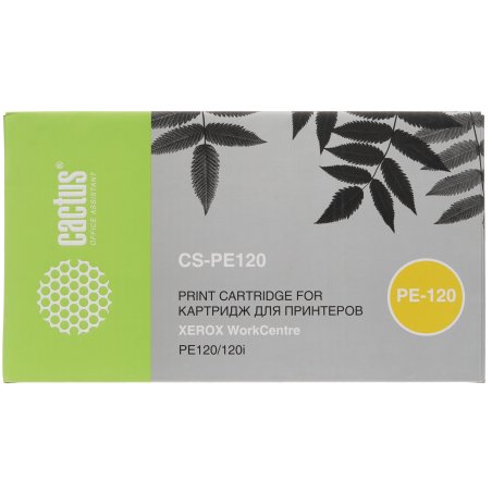 Картридж лазерный Cactus CS-PE120 (013R00606) черный (5000 стр.) для Xerox WorkCentre PE120/ 120i