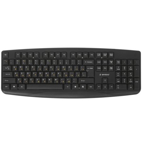 Клавиатура проводная Gembird KB-8351U-BL, USB, черный