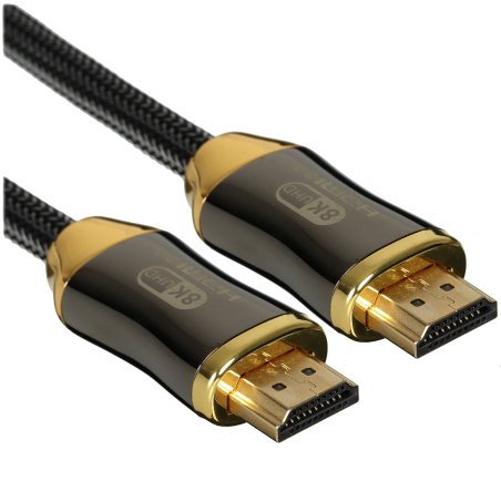Кабель HDMI 19M/M,ver. 2.1, 8K@60 Hz 0.5m метал разъемы, нейлоновая оплетка Telecom <TCG300-0.5M> Кабель HDMI 19M/M,ver. 2.1, 8K@60 Hz 0.5m метал разъемы, нейлоновая оплетка Telecom