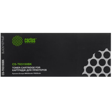 Картридж лазерный Cactus CS-TK5150BK черный (12000 стр.) для Kyocera Ecosys M6035cidn/P6035cdn