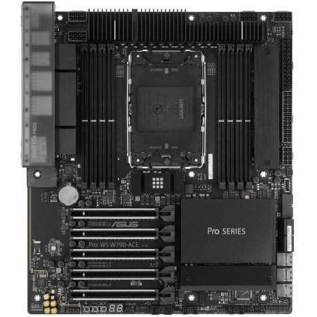 Материнская плата серверная ASUS S14NA-U12, 1xSP6 (LGA4844), AMD EPYC, 12xDDR5 (ECC RDIMM), 2xM.2, 2xPCIe 5.0 x16, 1xPCIe 5.0 x8, 1xVGA, 2x25Gb LAN (SFP28), 2xUSB-A 5Gbps, CEB