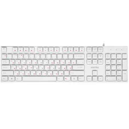 Клавиатура проводная мультимедийная Smartbuy ONE 238 USB белая (SBK-238U-W)/20