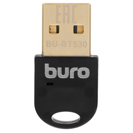 Адаптер USB Buro BU-BT530 Bluetooth 5.3+EDR class 1.5 20м черный