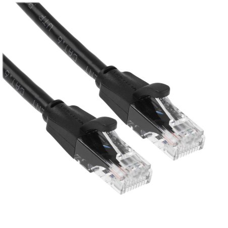 Патч-корд Vention прямой UTP cat.6, RJ45 - 8м. черный
