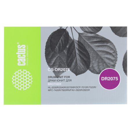 Фотобарабан Cactus CS-DR2075 для принтеров Brother HL-2030R/2040R/2070NR;DCP-7010R 12 000стр.