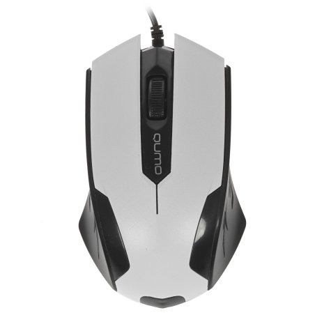 Мышь проводная Qumo Office M14 черный, 1000 dpi, USB, кнопки - 3
