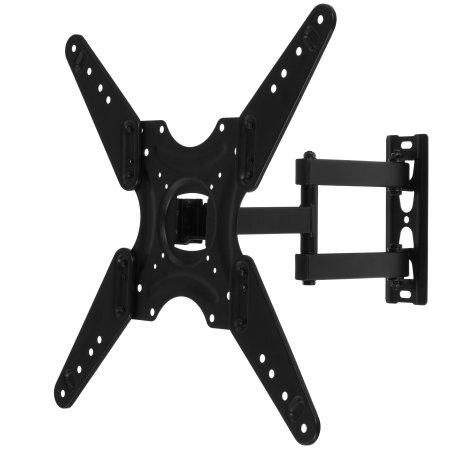 Кронштейн Arm media LCD-405 черный, Кр. стал. наст. для TV 26"-60", max 40 кг, 4 ст св., нак. +5°-10°, пов. ±90°, от ст. 82-362 мм, max VESA 400x400 мм.