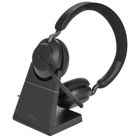 Гарнитура беспроводная Jabra Evolve2 65, Link380a MS Stereo Stand черный