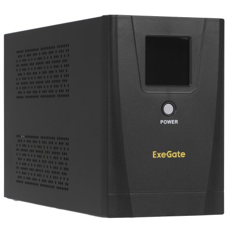 Источник бесперебойного питания ExeGate EX292795RUS SpecialPro Smart LLB-1200.LCD.AVR.2SH.3C13 1200VA/750W, LCD, AVR, 2*Schuko+3*C13, съемн.кабель, металлический корпус, черный