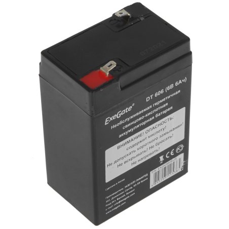 Батарея ExeGate DT 606 (6V 6Ah), клеммы F1