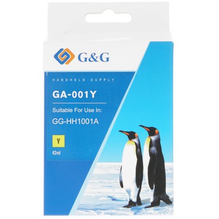 Картридж струйный G&G GA-001Y желтый (42мл) для G&G GG-HH1001