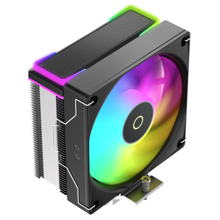 Кулер для процессора Cooler Ocypus Delta A40 BK ARGb Delta-A40-BK1NAWN00X-GL черный 120мм алюминий+медь 2000rpm 29db 4-pin 220W 156мм