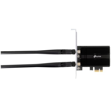Адаптер 11AX 3000Mbps dual-band PCI-E adapter, 2402Mbps at 5G and 574Mbps at 2.4G, support Bluetooth 5.0, WPA2 encryption, two external Antennas.