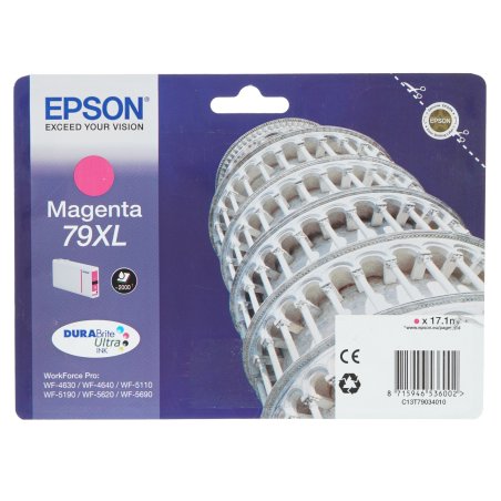 Картридж струйный Epson T7903 пурпурный повышенной емкости для WF-5110DW/WF-5620DWF