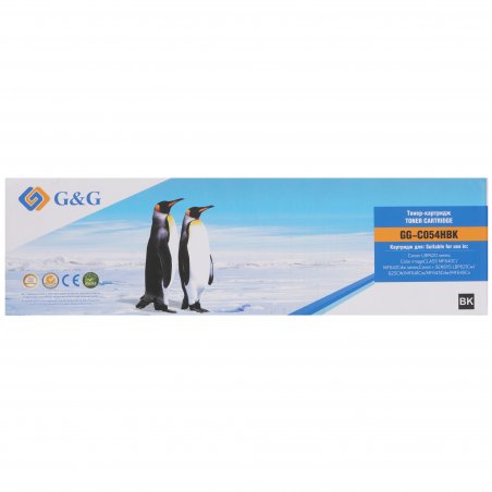Картридж лазерный G&G GG-C054HBK черный (3100стр.) для Canon LBP 621Cw/623Cdw/641Cw/643Cdw