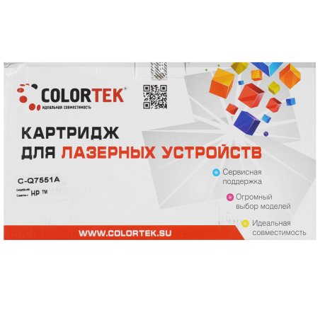 Картридж лазерный HP Q7551A черный для LJ P3005/M3035mfp/M3027mfp 6500 стр.