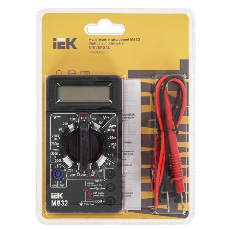 Мультиметр Iek TMD-2S-832 цифровойUniversal M832 IEK