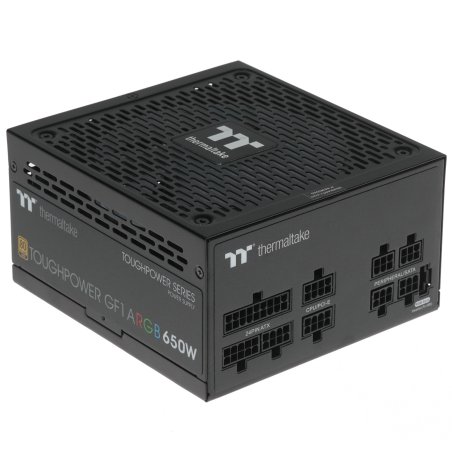 Блок питания Thermaltake Toughpower GF1 ARGb RTL (PS-TPD-0650F3FAGE-1), 650Вт, 80 PLUS Gold, 140мм, модульный, черный