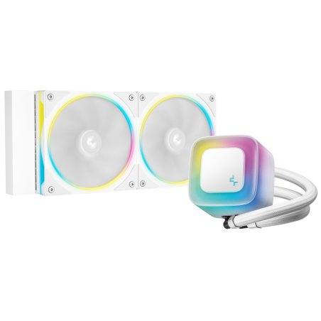 Система водяного охлаждения Deepcool LE240 PRO ARGb Soc-AM5/AM4/1200/1700/1851 черный 4-pin 28.2-33dB Al 280W 1347gr Ret (R-LE240PRO-BKAMMC-G-1)